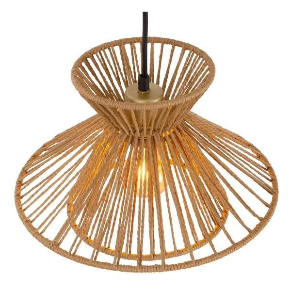 Lucide TASMAN - Pendant light - 1xE27 - Natural - detail 2